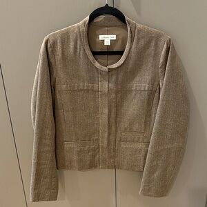 Coldwater Creek Women's Short-waisted Brown Blazer